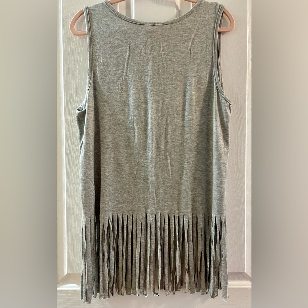 Scarlett Gray Tank Top NWT  XL - Picture 3 of 5